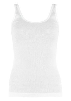 Vince ribbed knit vest - White