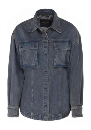 Moorer Teti-01A double-pocket denim shirt - Blue
