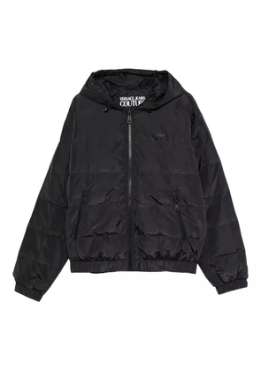 Versace Jeans Couture quilted hooded jacket - Black
