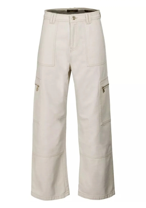 Moorer straight-leg trousers - Neutrals