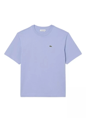 Lacoste embroidered-crocodile T-shirt - Blue