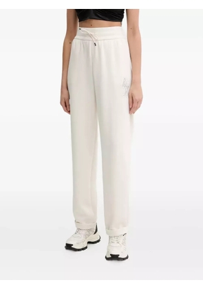 Armani Exchange logo-detail drawstring trousers - White
