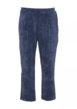 Family First elastic-waist corduroy trousers - Blue