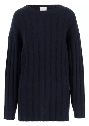 Allude ribbed sweater - Blue