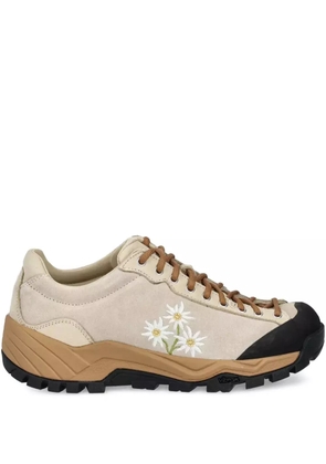 Diemme Movida embroidered-floral trail sneakers - Neutrals