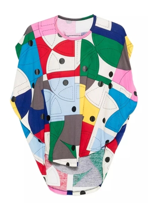 Comme Des Garçons Pre-Owned circular-cut T-shirt - White