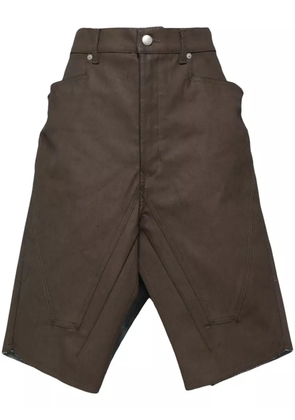 Rick Owens Slivered skirt - Brown