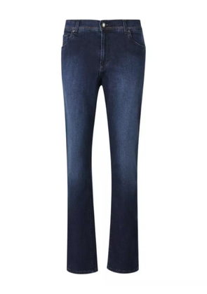 Richard J. Brown embroidered-pocket jeans - Blue