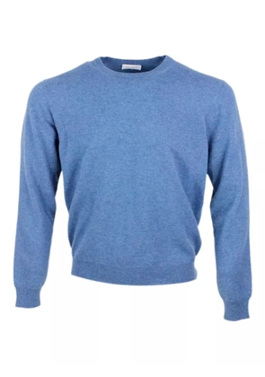 Malo round-neck wool sweater - Blue