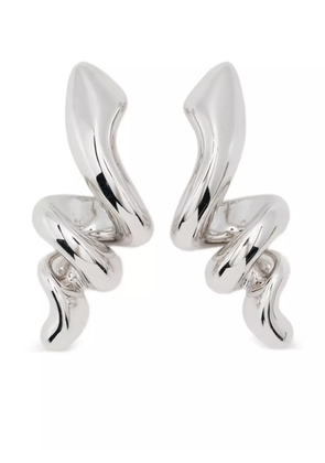 Maria Black coil spiral earrings - Silver