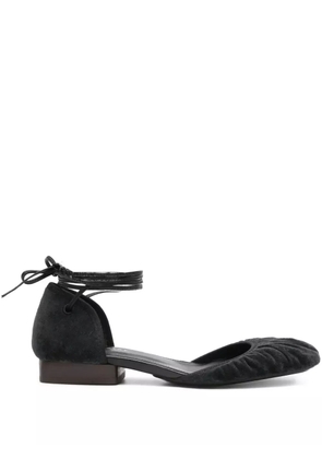 LEMAIRE Micro ballet flats - Black