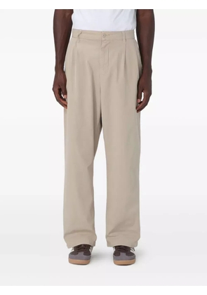 Carhartt WIP pleated cotton trousers - Neutrals