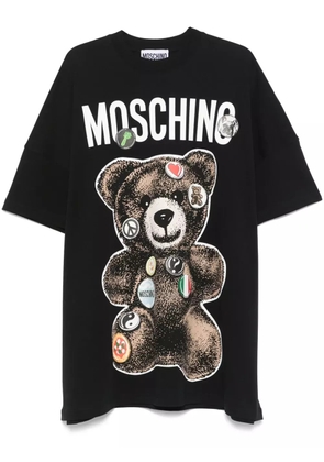 Moschino Teddy Bear-print mini dress - Black