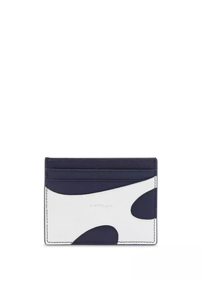 Ferragamo cut-out leather cardholder - White