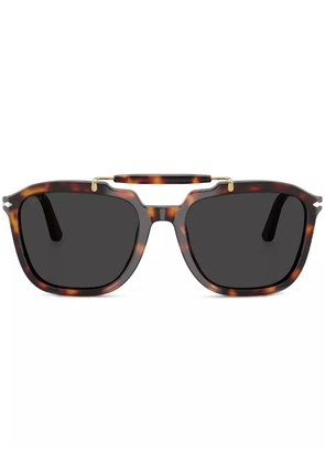 Persol tortoise-shell square frame sunglasses - Brown