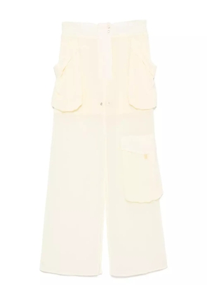 PINKO layered-design midi skirt - Yellow