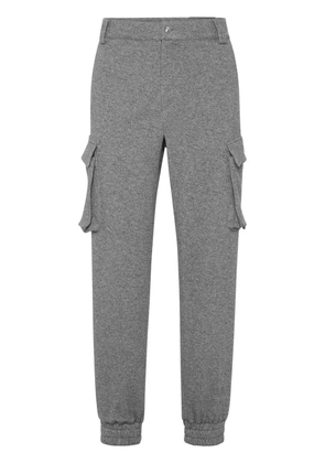 Philipp Plein cargo-pockets track pants - Grey