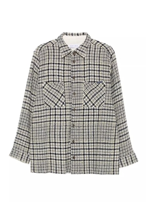 Maison Labiche houndstooth check shirt - Neutrals