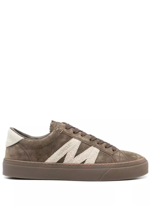 Moncler leather sneakers - Green