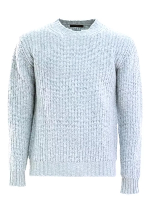 Zanone ribbed crew-neck sweater - Blue