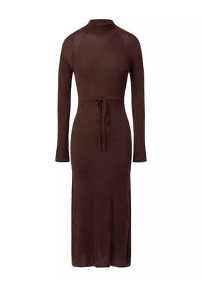 A.P.C. crew-neck maxi dress - Brown
