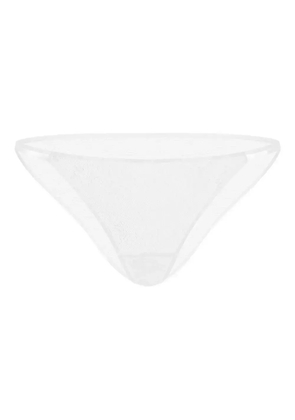 Zhilyova Tara floral-lace briefs - White