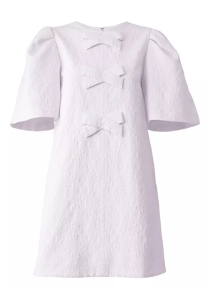 Carolina Herrera cloqué-effect mini dress - White