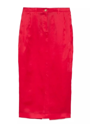 KHAITE Lucian maxi skirt - Red