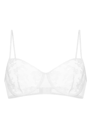 Zhilyova The Tara floral-lace bra - White