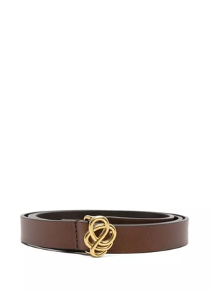 By Malene Birger Ouma buckled leather belt - Brown