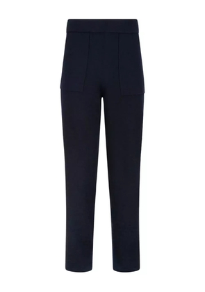 Malo elastic-waist trousers - Blue