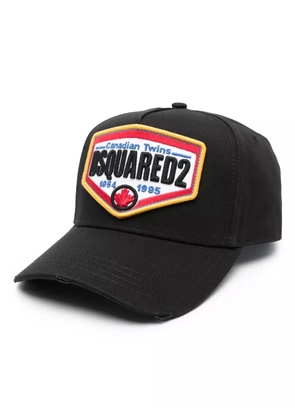 DSQUARED2 logo-embroidered baseball cap - Black