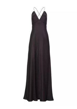 IL VOLO Muse spaghetti-strap bias-cut dress - Black