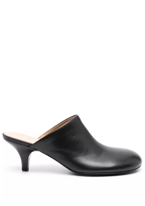 Marsèll 55mm Spilla leather mules - Black