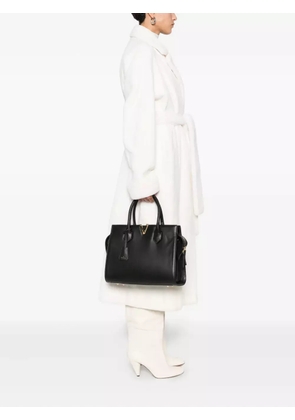 Via Roma 15 V-detail tote bag - Black