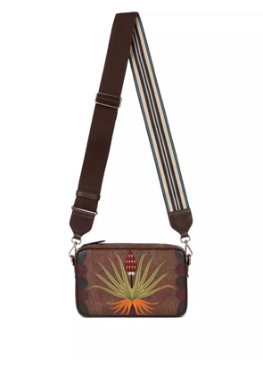 ETRO x Agostino Iacurci small Arnica paisley-embroidered shoulder bag - Brown