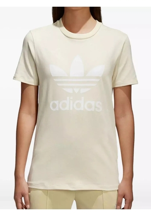 adidas Stadium Originals Trefoil 'Mist Sun/White' T-shirt - Yellow