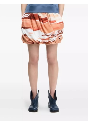 JW Anderson abstract-print balloon skirt - White