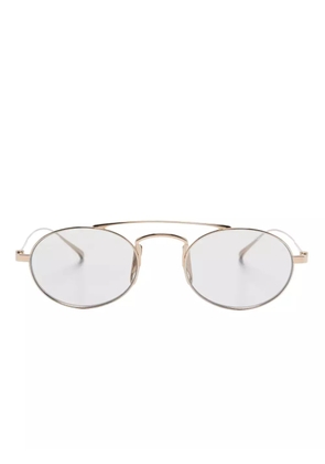 Giorgio Armani round-frame sunglasses - Gold