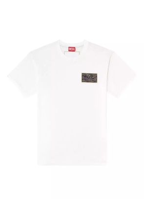 Diesel T-Norm-T3 graphic-patch T-shirt - White