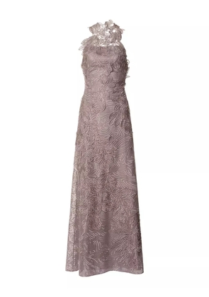Alberta Ferretti guipure-lace maxi dress - Neutrals