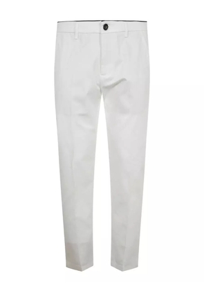 Department 5 pressed-crease trousers - White