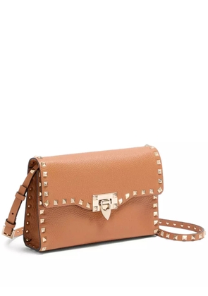 Valentino Garavani small Rockstud cross body bag - Brown