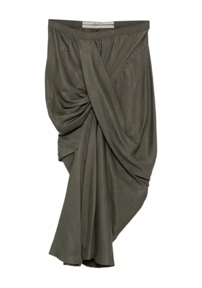 Rick Owens Seb asymmetric skirt - Green