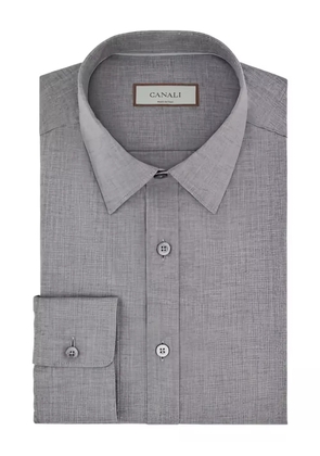 Canali long-sleeved shirt - Grey