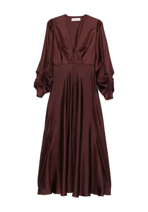 Raquel Diniz V-neck maxi dress - Red