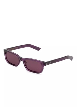 Retrosuperfuture Gesto Melanzana rectangle-frame sunglasses - Purple