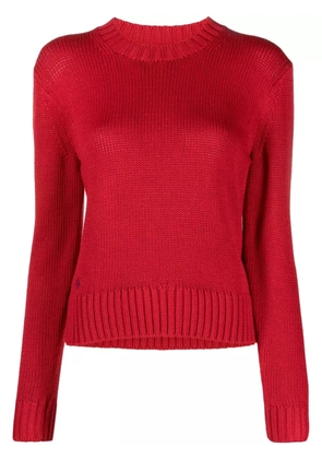 Polo Ralph Lauren Polo Pony chunky-knit jumper - Red