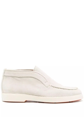 Santoni slip-on suede ankle boots - Neutrals