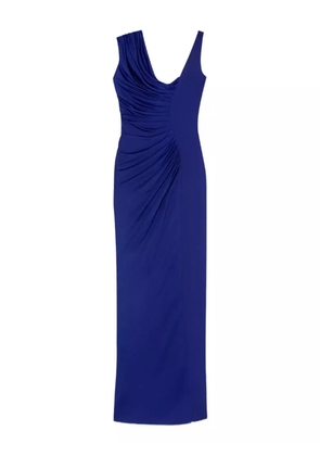 Versace Medusa'95 draped single-shoulder midi dress - Blue